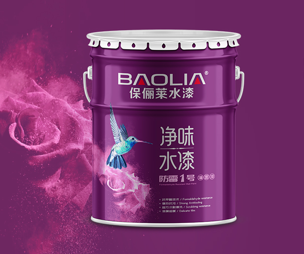 保俪莱仿石漆包装设计