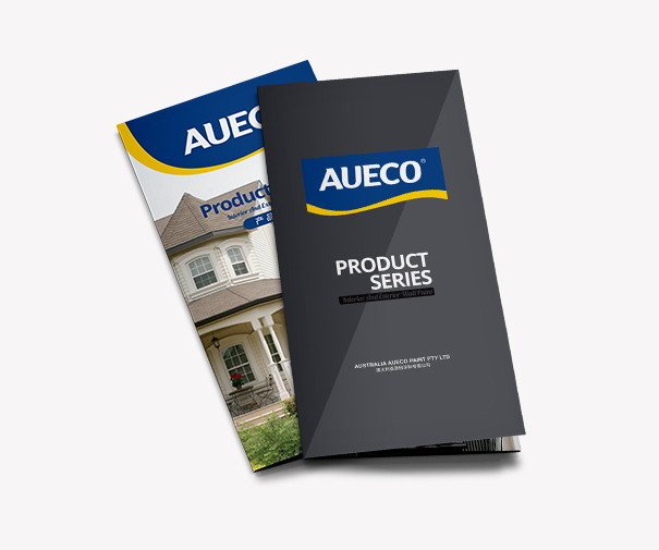 AUECO品牌涂料折页设计
